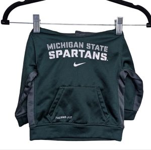 Nike Michigan State Spartans Therma-Fit Hoodie - Size 12M 💚🤍